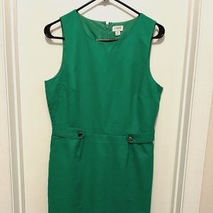J. Crew Kelly Green Shift Dress
